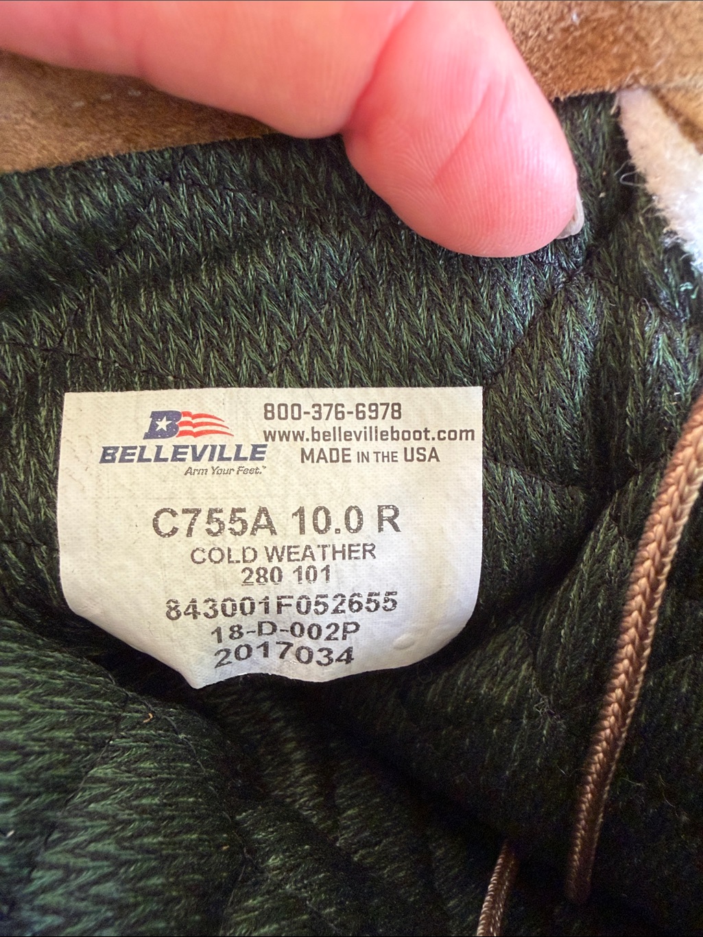 Belleville Xcw C755a Coyote Brown Extreme Cold Weather Tactical Boots. 10 R. Nwt — image 8 of 8